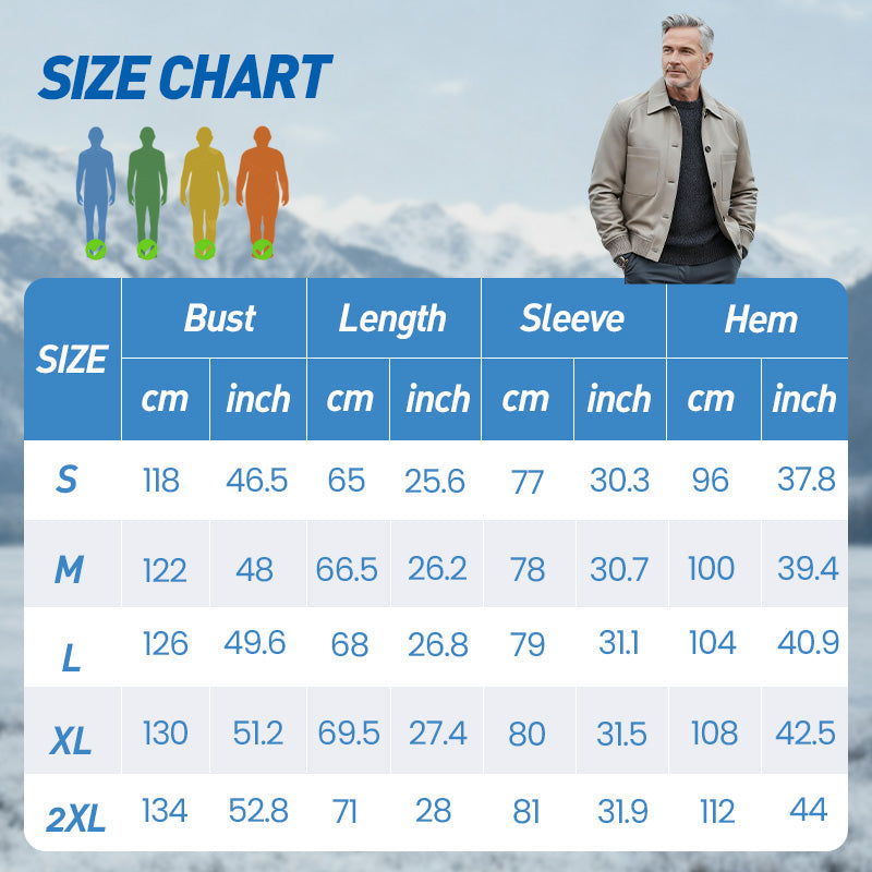 ⏰50 % DE RÉDUCTION💥💥Veste classique en simili cuir pour homme