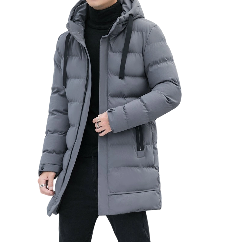 🔈🔈Produits d'hiver utiles - 60 % de réduction ❄️Doudoune mi-longue pour homme avec capuche