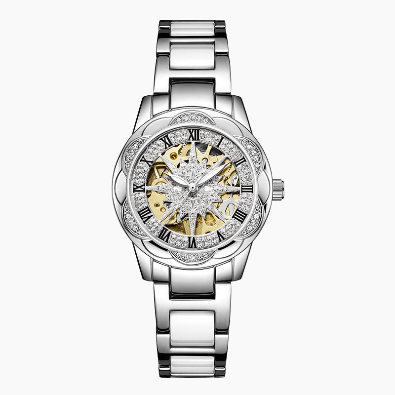 📢📢62 % de réduction !!!  💖 Montre à quartz pour femme avec strass