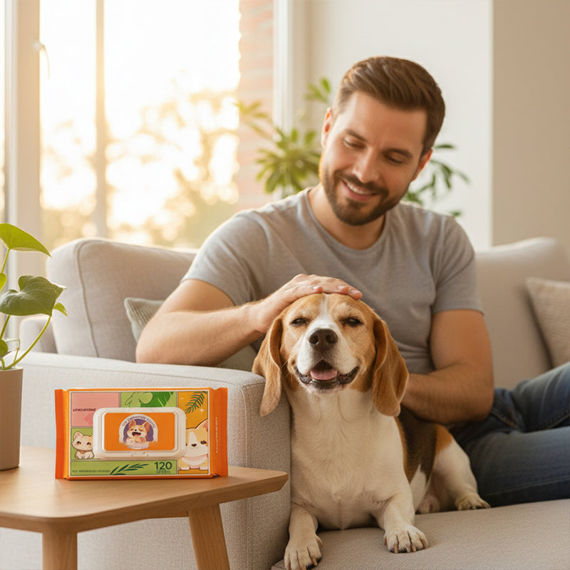 🐱🐶Gants nettoyants pour animaux domestiques, ne nécessitent pas de rinçage