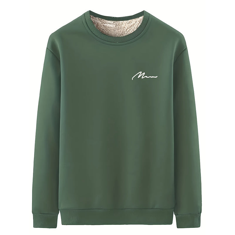 🔥 Restez au chaud et à l'aise cet hiver ! Sweat-shirt à doublure thermique pour hommes