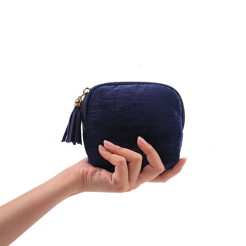 Mini sac à bijoux de voyage avec fermeture éclair