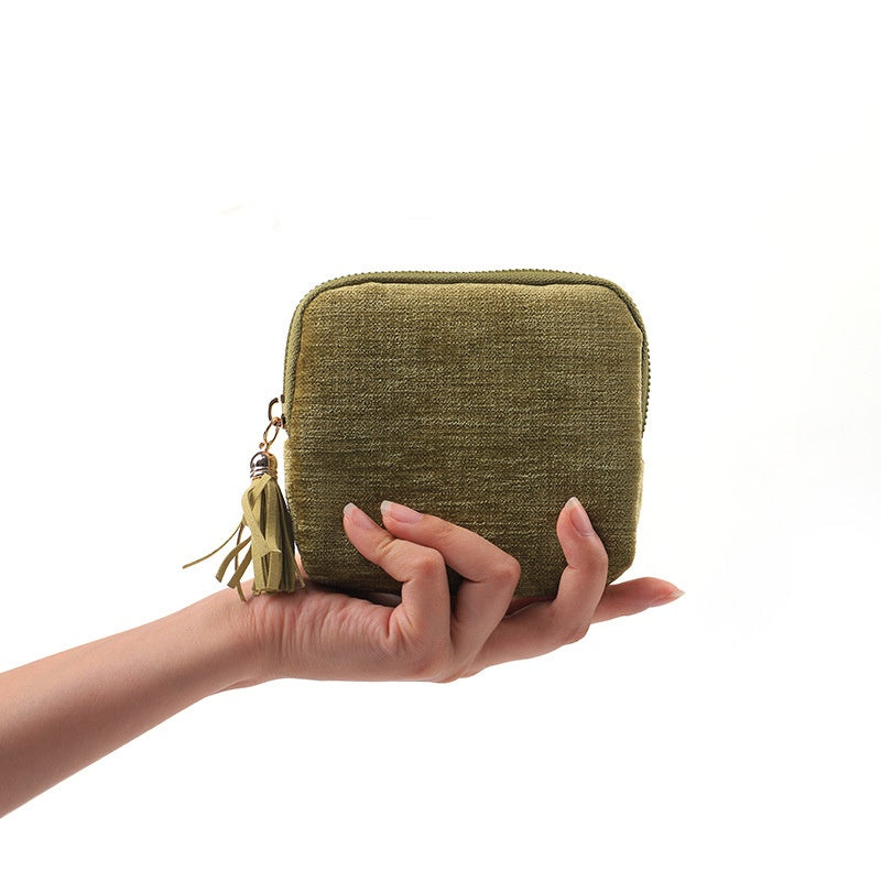 Mini sac à bijoux de voyage avec fermeture éclair