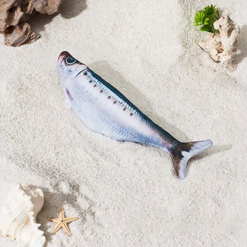 Jouet de poisson de saut réaliste pour chats
