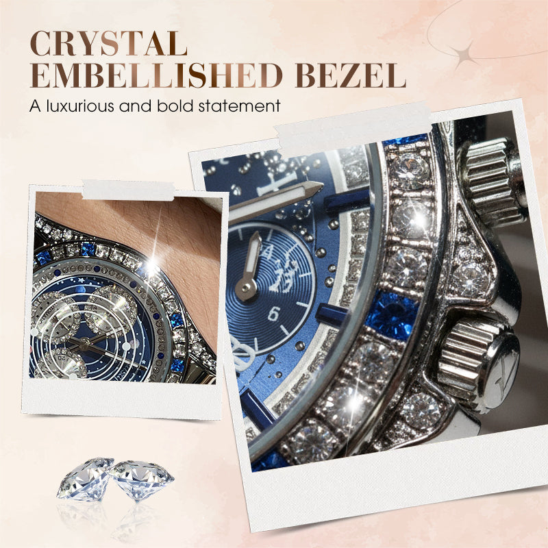 📢📢60 % de réduction !!! 🎅【🎁Le Cadeau de Noël🎁】🎄Montre chronographe lumineuse à six aiguilles pour homme