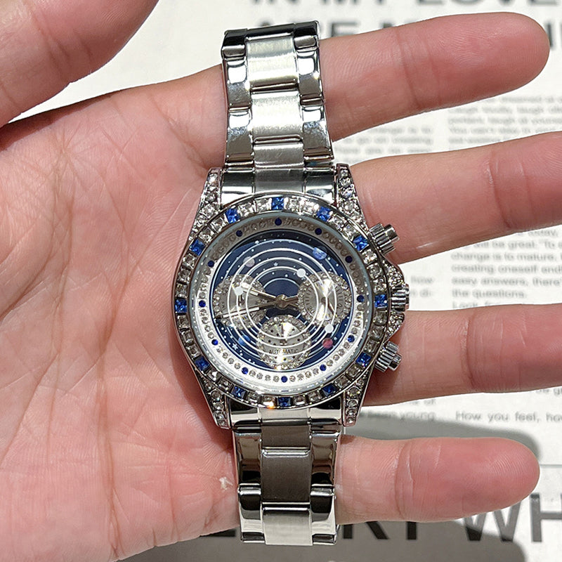 📢📢60 % de réduction !!! 🎅【🎁Le Cadeau de Noël🎁】🎄Montre chronographe lumineuse à six aiguilles pour homme