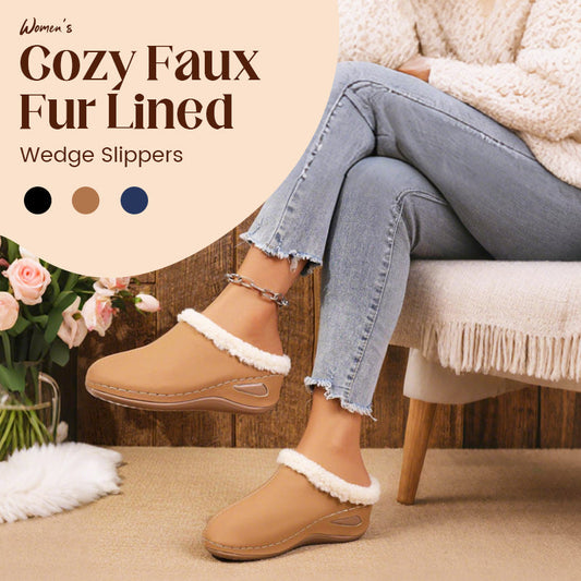 Chaussons confortables pour femmes avec doublure en laine