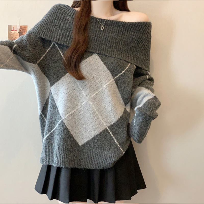 Pull à manches courtes et col rond pour femme