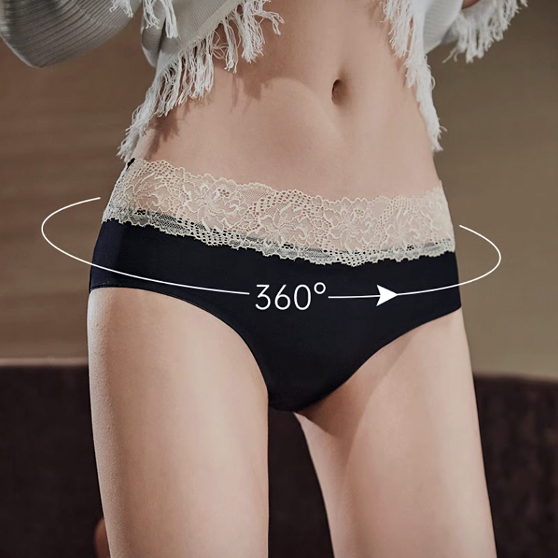 Culotte sans coutures en dentelle pour femmes