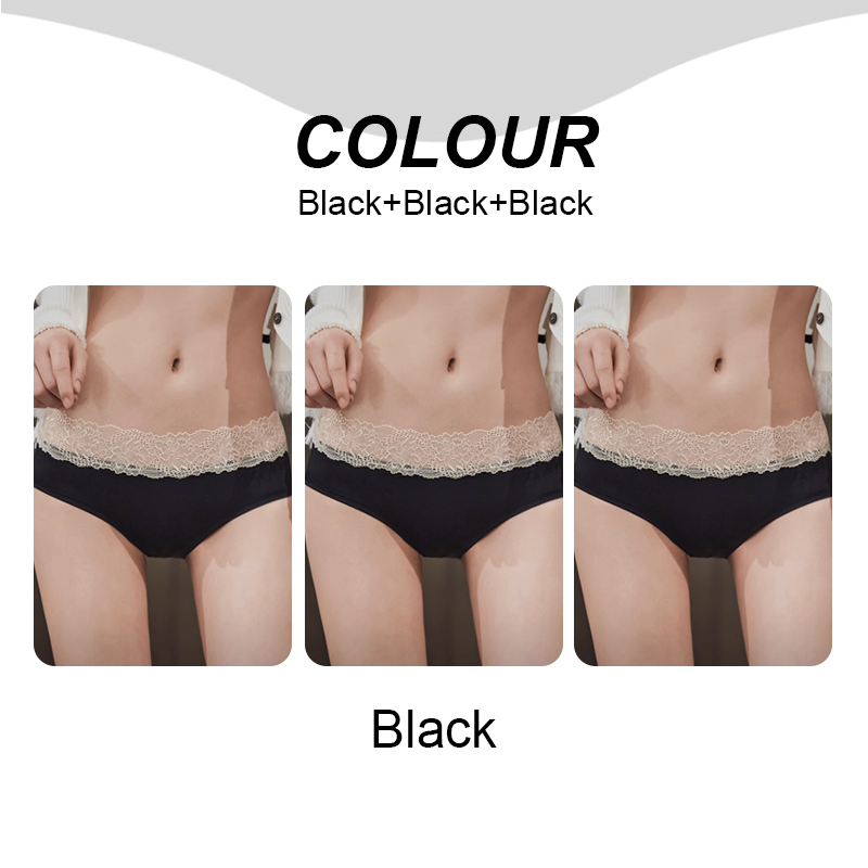 Culotte sans coutures en dentelle pour femmes