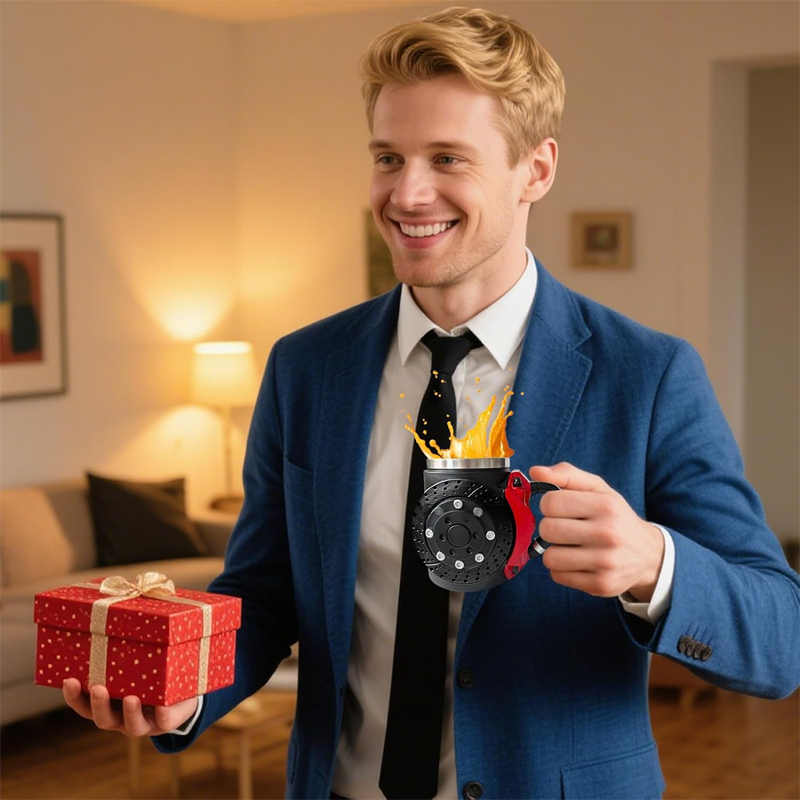 Mug au design humoristique sur les freins