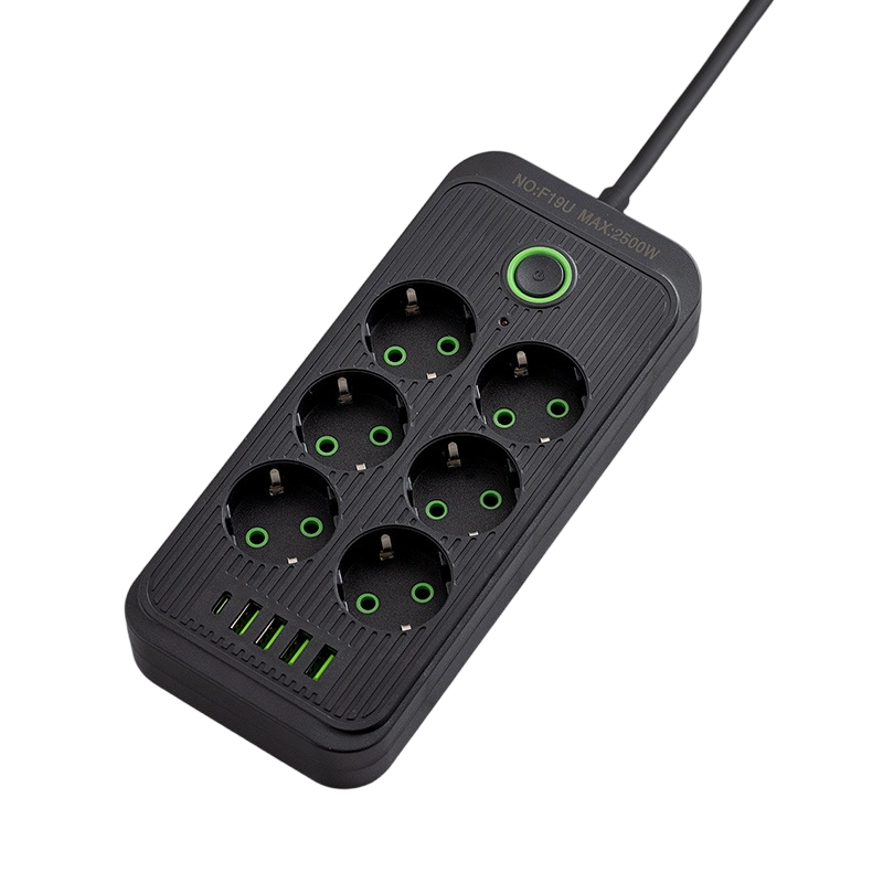 Multiprise avec plusieurs prises