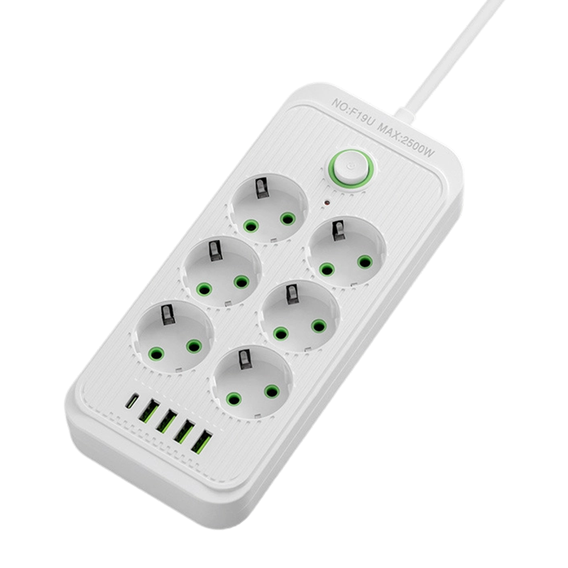 Multiprise avec plusieurs prises