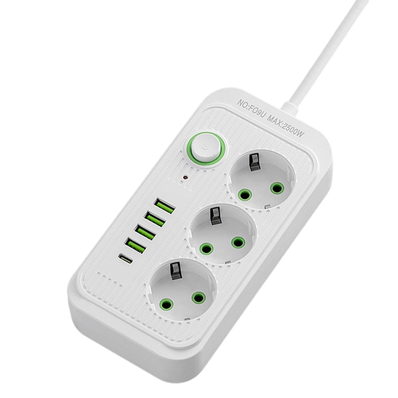 Multiprise avec plusieurs prises