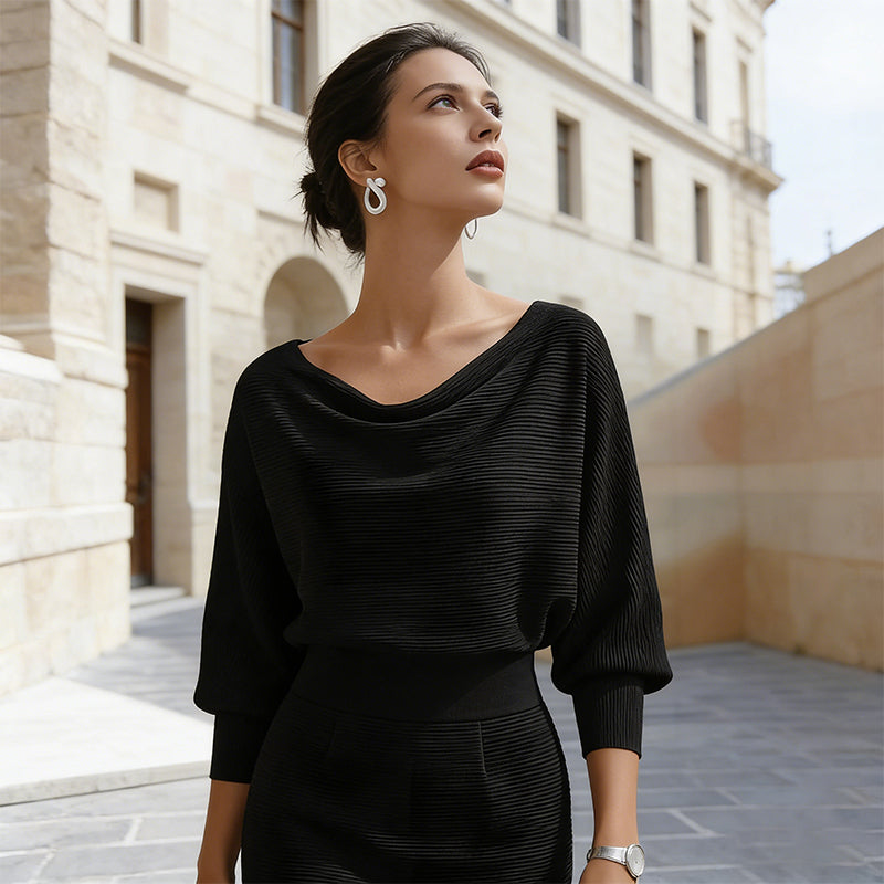 🌟 Offre à durée limitée : 55 % de réduction 💃 Robe élégante et amincissante pour femme | Coupe élégante et silhouette flatteuse ✨