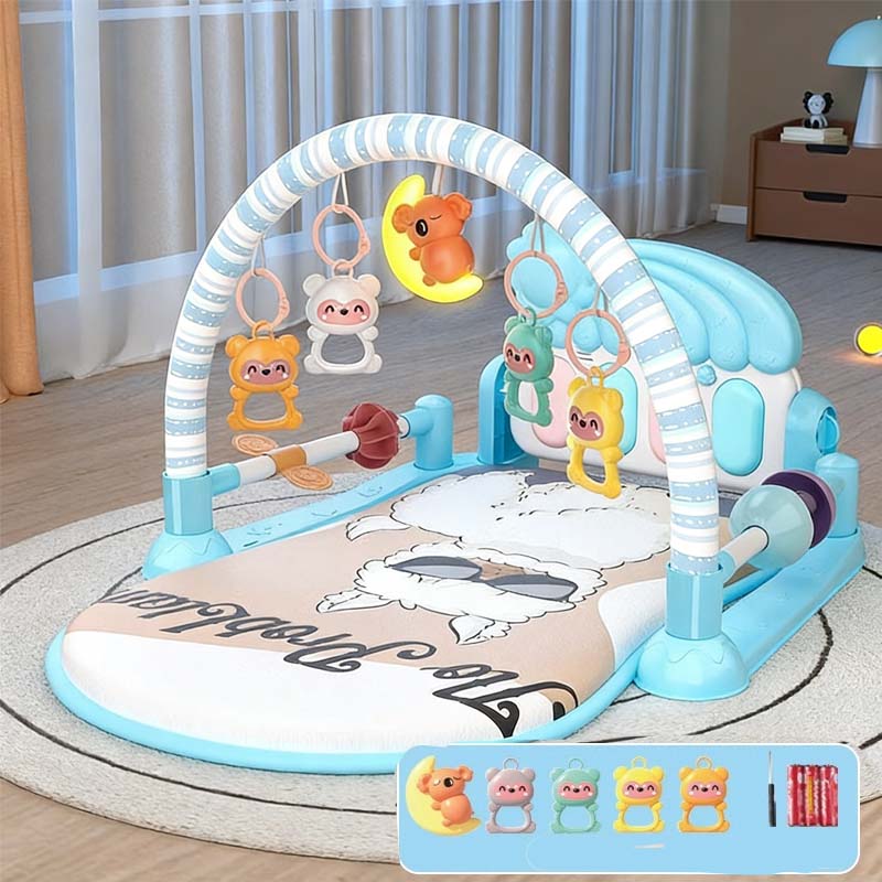 Tapis musical 3 en 1 pour bébé avec piano