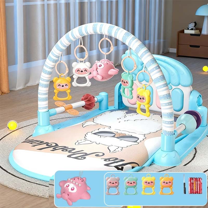 Tapis musical 3 en 1 pour bébé avec piano