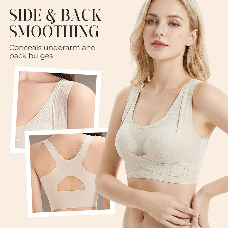 🔥Offre à durée limitée-Soutien-gorge confort gainant et sculptant à brides croisées
