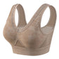 Soutien-gorge sans armatures en dentelle à maintien élevé pour femme