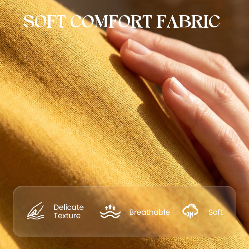 👗Robe midi ample à col rond et poches pour femme - Confort sans effort et élégance au quotidien ✨
