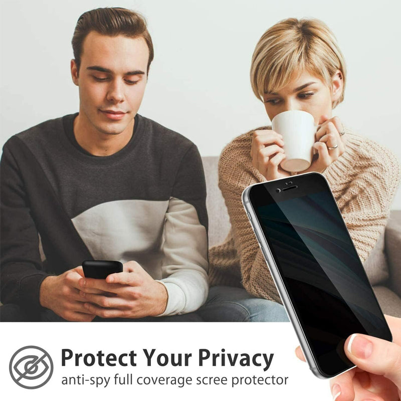 Coque de téléphone entièrement protectrice en verre trempé double face