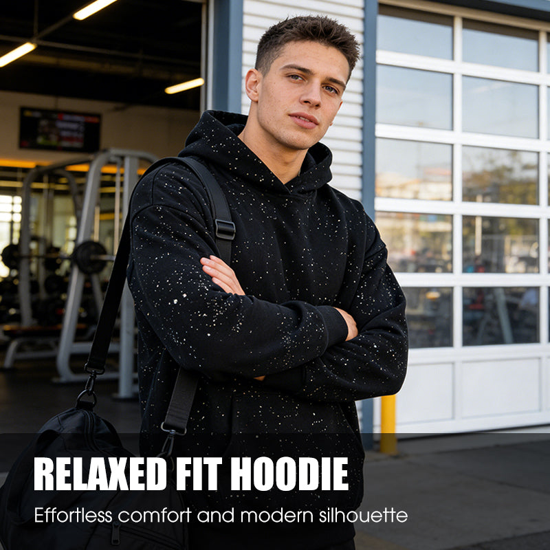 🌌 60% DE RÉDUCTION MAINTENANT ! ✨ 🤗 Confort d‘Hiver : Sweat à Capuche en Tissu Ultra-Doux – Style Décontracté Étoilé