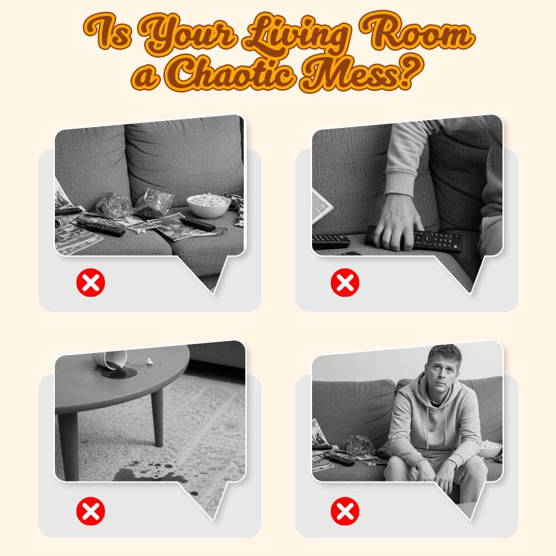 🐶 60% de réduction! 🛋️ Organisateur de Fauteuil en Forme de Chien – Multi-poches, Porte-gobelet Anti-débordement & Crocheté à la Main ✨