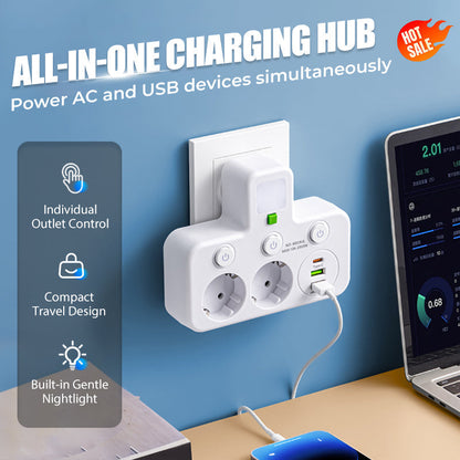 ⏳Spécial à durée limitée⏰Multiprise intelligente avec ports USB🔌