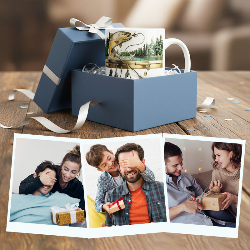 Achetez 3 et obtenez 2 gratuits🎁Mug à café en céramique à thème pêche