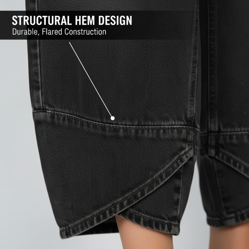 🔥2026 Hot Sale 🔥Jean décontracté à jambes larges et croisées pour femme, idéal en toutes saisons