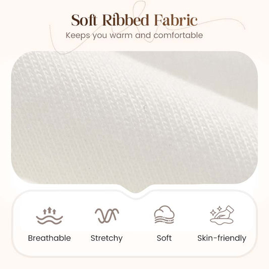 Robe en tricot à manches longues et col roulé pour femme