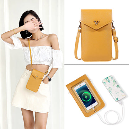 Sac à bandoulière pour téléphone à écran tactile