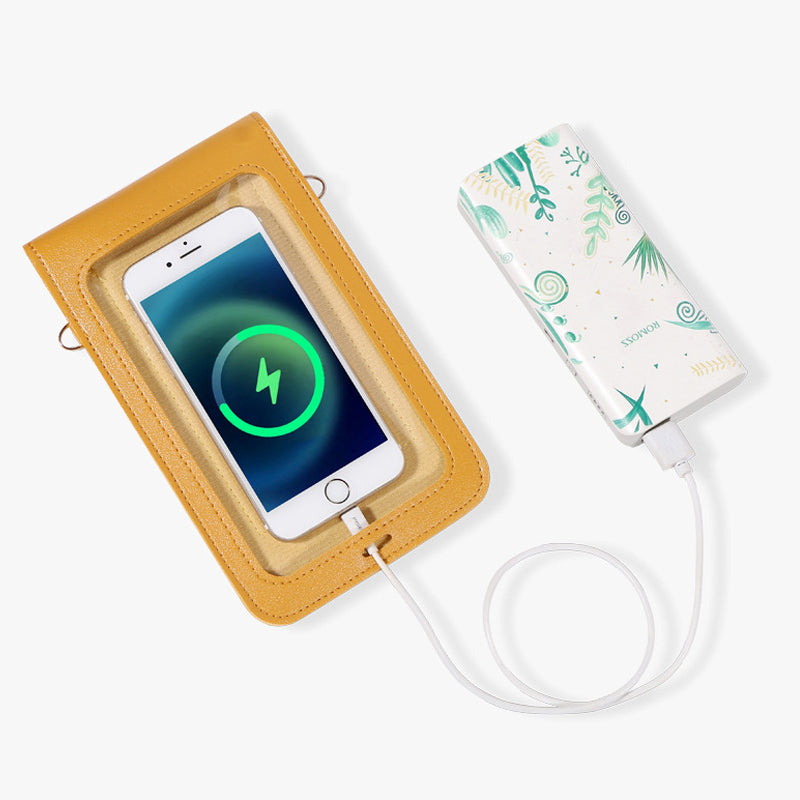 Sac à bandoulière pour téléphone à écran tactile