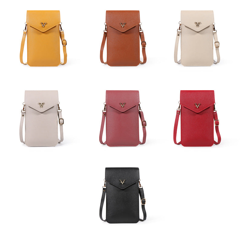 Sac à bandoulière pour téléphone à écran tactile