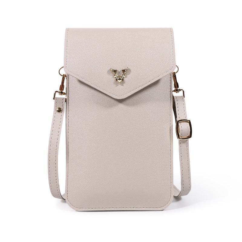 Sac à bandoulière pour téléphone à écran tactile