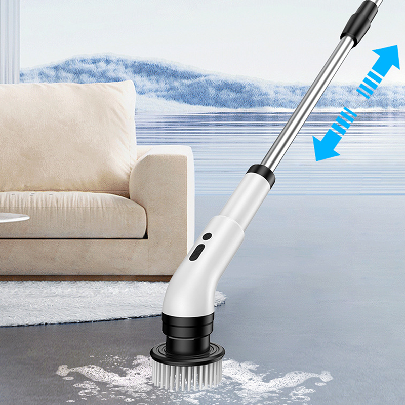 Brosse de nettoyage électrique extensible multifonctionnelle