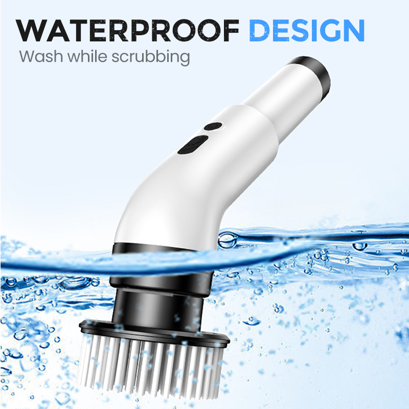 Brosse de nettoyage électrique extensible multifonctionnelle