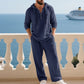 👕 70% DE RÉDUCTION ! 🩳 Ensemble 2 Pièces Homme – Haut à Capuche Décontracté & Pantalon Confortable – Style Casual & Matière Douce 🧢