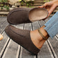 👡 50% DE RÉDUCTION! 🩴 Pantoufles Mules Femme à Bout Large Fermé – Semelle Moelleuse, Antidérapantes & Parfaites Pour Un Confort Douillet À La Maison 🏠