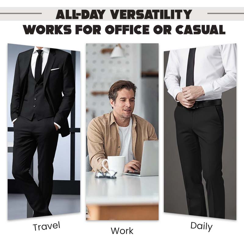 📢📢60 % de réduction !! ⏰Pantalon de costume classique léger et extensible pour homme