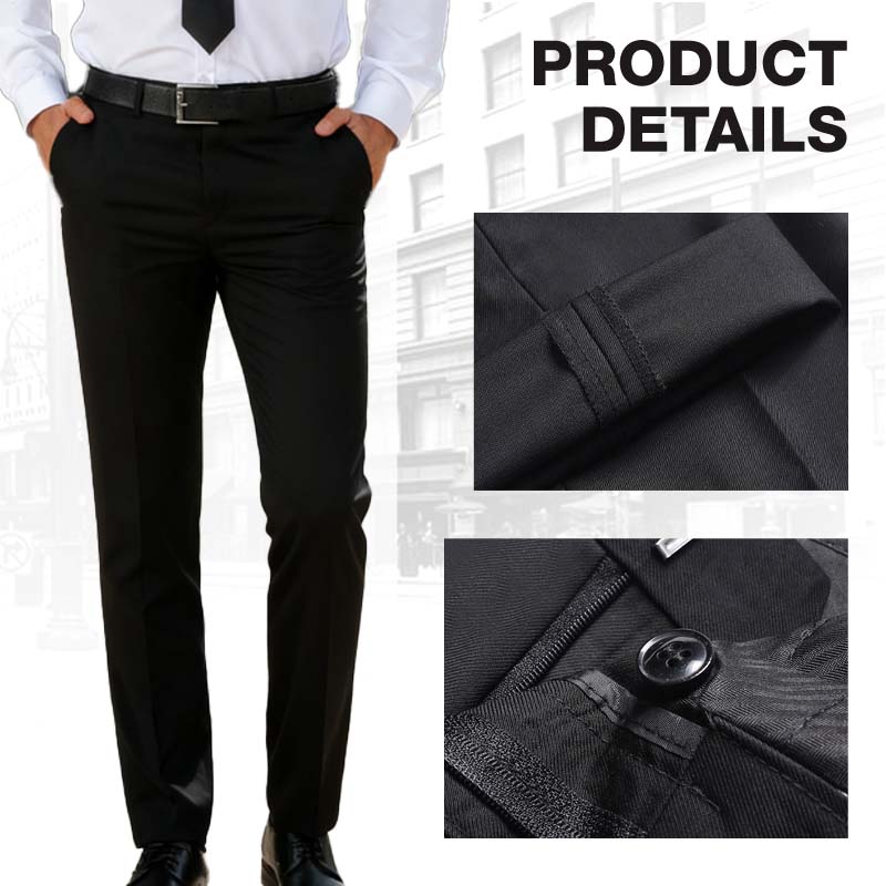 📢📢60 % de réduction !! ⏰Pantalon de costume classique léger et extensible pour homme
