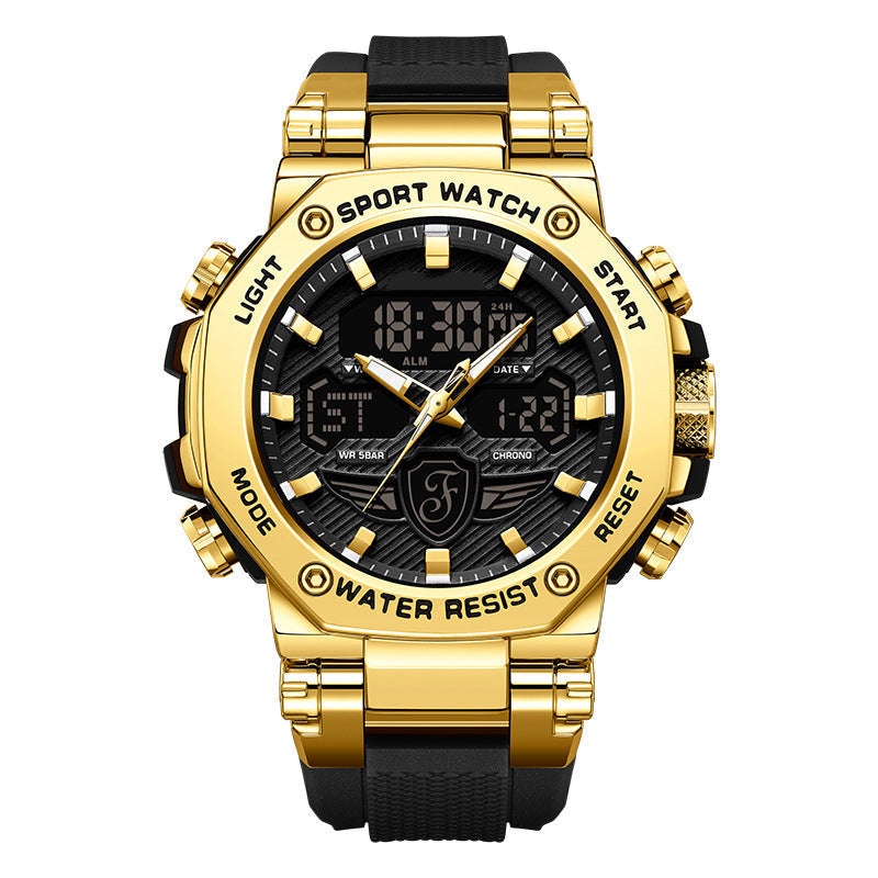 📢📢 60 % de réduction !! ⏰ Montre multifonction imperméable et lumineuse pour homme – Double affichage, étanchéité 50 m & rétroéclairage 🌙⌚
