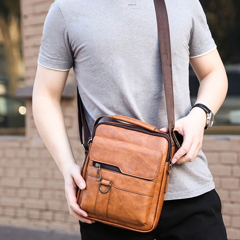 💼 50% DE RÉDUCTION ! ⏰ Sac d'affaires décontracté de grande capacité pour hommes – Multi-poches, résistant & parfait pour le bureau et les voyages – ordonné et stylé 🚶‍♂️