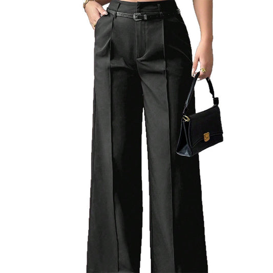 🛋️ Confort Absolu & Luxe Quotidien | Pantalon Palazzo Ceinturé Large ☁️【Promo -50%】