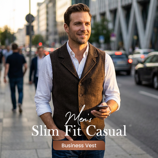 Gilet business décontracté slim fit pour homme