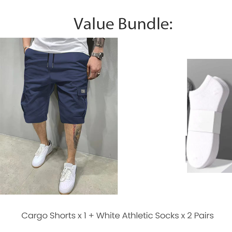 🔥 Top Ventes 2026 | Short Cargo Homme Décontracté | À Poches Multiples & Cordon 👖【-50%】