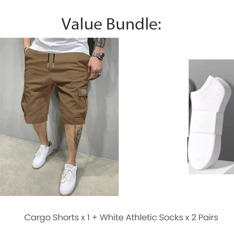 🔥 Top Ventes 2026 | Short Cargo Homme Décontracté | À Poches Multiples & Cordon 👖【-50%】