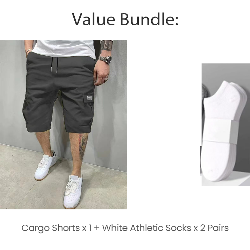 🔥 Top Ventes 2026 | Short Cargo Homme Décontracté | À Poches Multiples & Cordon 👖【-50%】