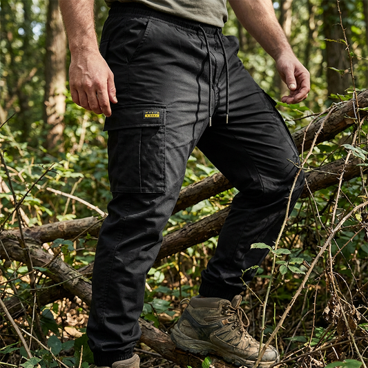 Pantalon cargo décontracté pour homme avec cordon de serrage