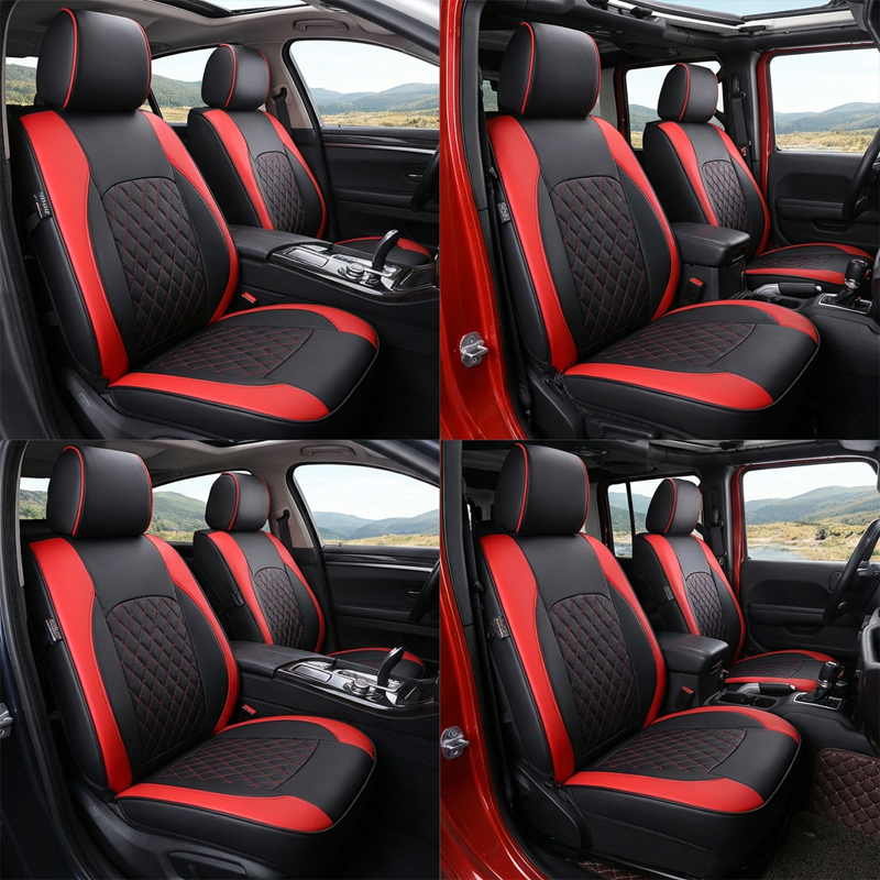 ✨ 60% DE RÉDUCTION ! 🚗 Housses de Siège Voiture Cuir 9 Pièces 2026 – Universelles, Sécurisées Airbag & Matelassées Luxe 💼